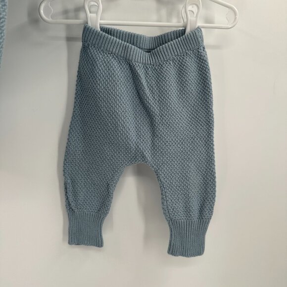 Modern Moments by Gerber 3-Piece Layette Set Sweater Pants Hat 3-6 Months 60c40v - Picture 4 of 9
